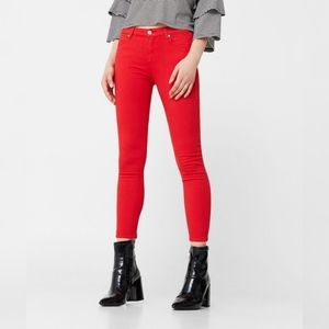 HP💖MANGO cropped skinny Isa jeans